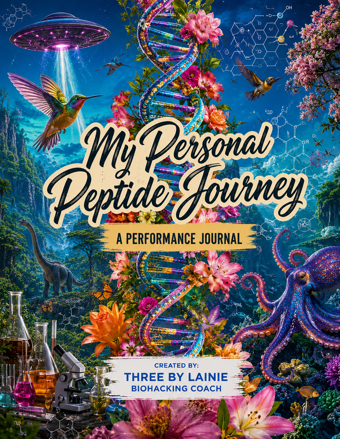 My Personal Peptide Journey biohacking performance journal cover
